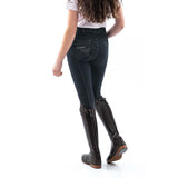 Whitaker Rawdon Pantalon d'équitation en tricot denim pour femme