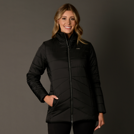 Weatherbeeta Harlow Puffer Jacket #colour_black