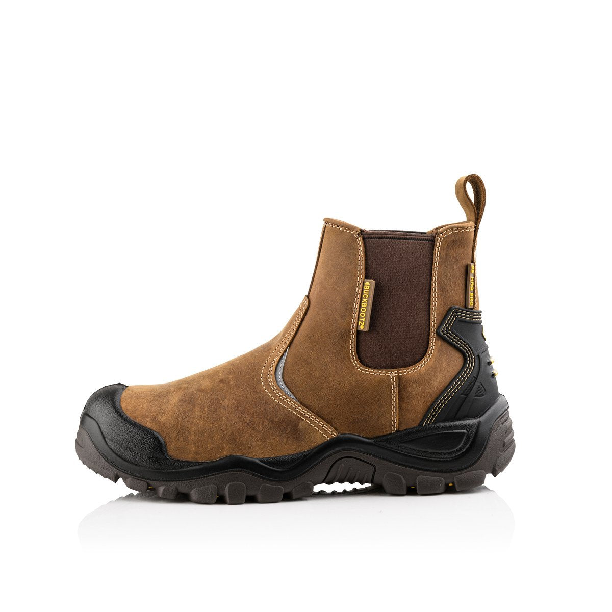 Buckbootz BSH006BR Safety Dealer Boot #colour_brown