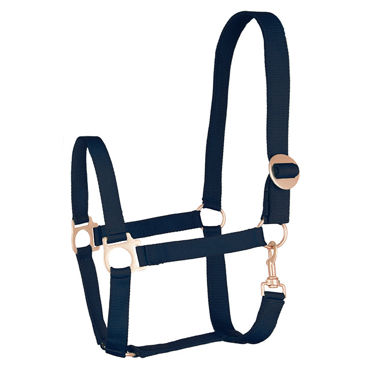 Imperial Riding Nylon Economic Headcollar #colour_navy