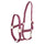 Imperial Riding Nylon Economic Headcollar #colour_rose-bordeaux-silver